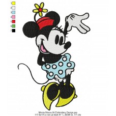 Minnie Mouse 04 Embroidery Design
